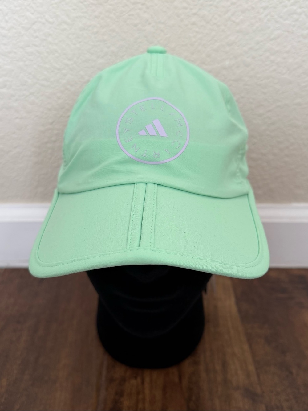 Adidas x Stella McCartney ASMC Run Cap Mint Womens Running Hat OSFW NEW KF3571